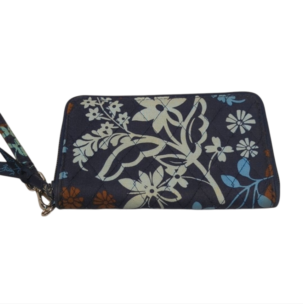 Vera Bradley Grab & Go Wristlet Wallet Java Floral 2016 Retired - Picture 1 of 7